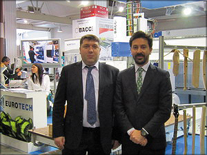 Дмитрий Девятовский, генеральный директор Eurotech и Паоло Баччи, директор компании Bacci