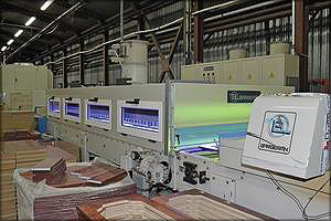 Автоматическая покрасочная линия с УФ-отверждением покрытия Barberan