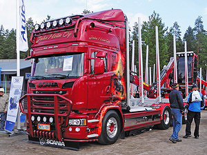 Лесовоз Scania