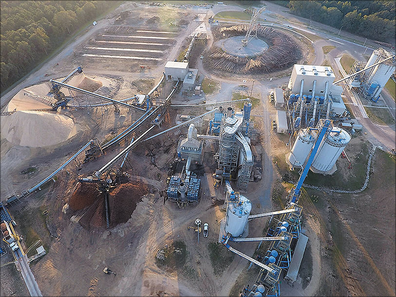 Рис. 7. Завод Drax Biomass в Луизиане