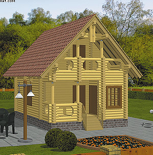 Пример фореалистической визуализации модели дома, комплекс «К3-Коттедж»
