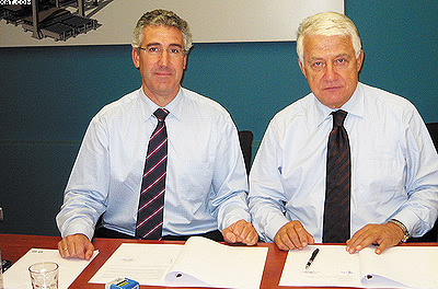 Подписание договора о сотрудничестве между Biele и Koimpex S.r.l., 02.10.2008, г. Азпейтиа – Гипузкоа (Испания)