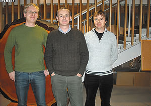 Актив кафедры: профессор Марк Хьюдж (в центре) и его помощники