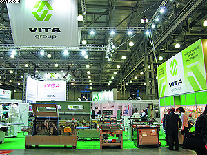 Деревообрабатывающее оборудование на стенде Vita Group