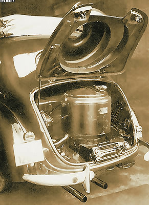  Рис. 3. Компоновка газогенераторной установки на автомобиле «Вандерер-W23» (1939 год)