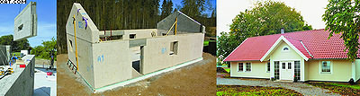  Строительство дома с использованием фибролитовых стеновых панелей (Швеция)