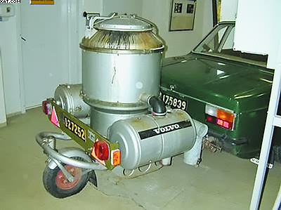 Рис. 8. Прицепная газогенераторная установка Volvo (модель F-300), 1980 год