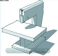 а) – с одним шпинделем на консоли и  перемещением стола в двух направлениях;