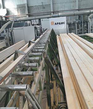 На заводе «АРДИС» производят высококачественный клееный брус длиной 20 м
