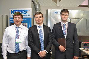 Сотрудники компании Nestro (слева направо: Андрей Крисанов, Алексей Савелов, Дмитрий Помазунов)