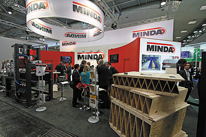 Стенд компании Minda на Ligna 2013