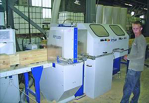 Покупка оборудования Krusi позволило комбинату сделать большой шаг вперед в производстве клееного бруса