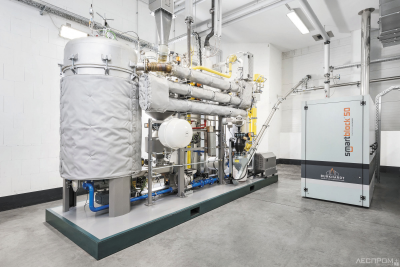 Газогенератор Burkhardt на 50 кВт электро- и 110 кВт тепловой энергии