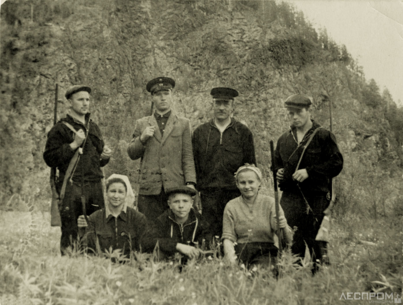 Рязанские таксаторы в Забайкальском крае, 1959 г.