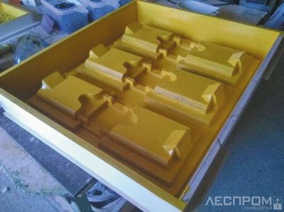 Рис. 3. Литейная модель из березовой фанеры