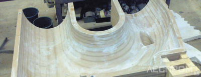 Рис. 5. Модель из переклеенных MDF