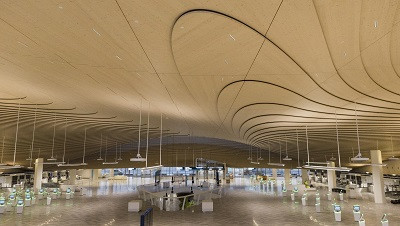Деревянный потолок аэропорта Хельсинки получил награду за архитектурный дизайн